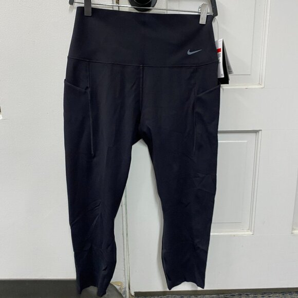 NWT! Nike Universe Dri-Fit  High Rise Crop Length Leggings Size L - Picture 1 of 5